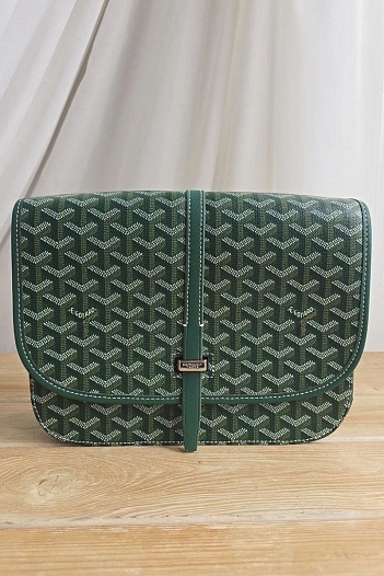 Кожаная сумка Goyard Belvedere MM 27x21 см   