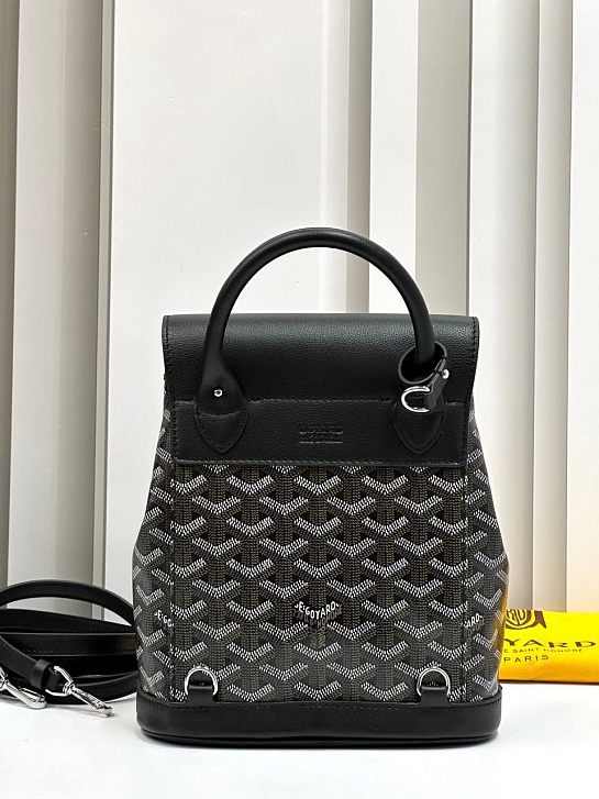 Женский рюкзак Goyard Alpin Mini Premium 23x19x9.5 см - Black