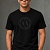 Футболка чёрного цвета Armani Exchange black logo