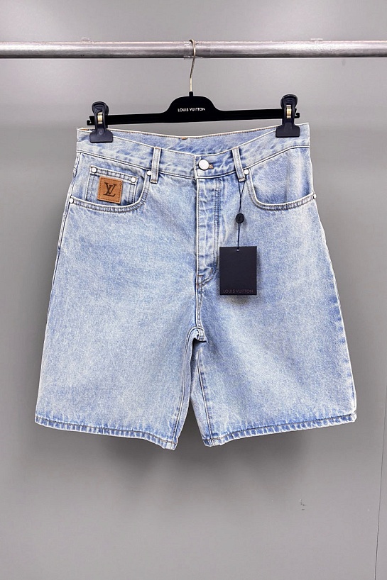 Джинсовые шорты Louis Vuitton Premium - Washed Indigo