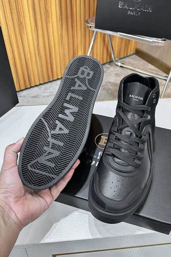 Кроссовки Balmain B-Skate High-Top - Black