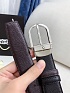 Двусторонний кожаный ремень Montblanc Premium (ширина 3.4 см)
