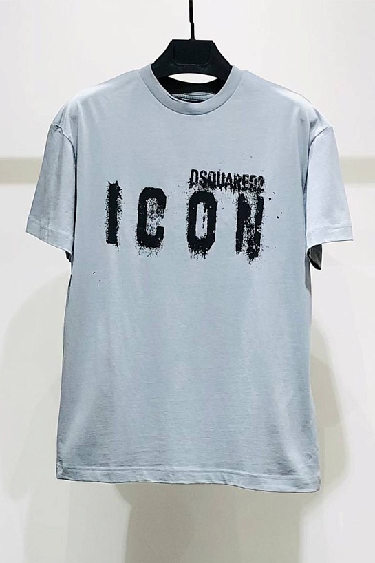 Серая оверсайз футболка Dsquared2