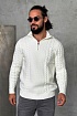 Мужской свитер белого цвета Kiton