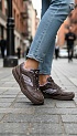 Женские кожаные кроссовки Balenciaga Hamptons Worn-Out premium