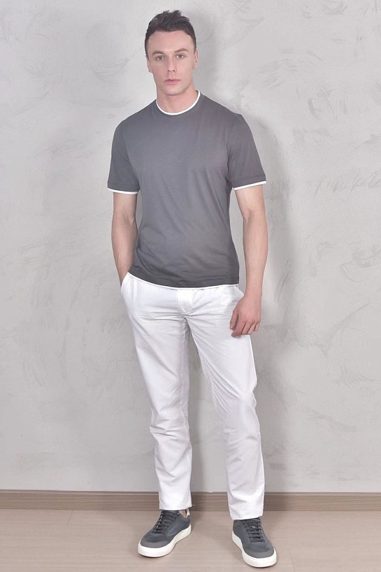Футболка Brunello Cucinelli Premium layered-effect - Dark Grey