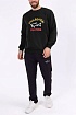 Свитшот чёрного цвета Paul & Shark logo-print