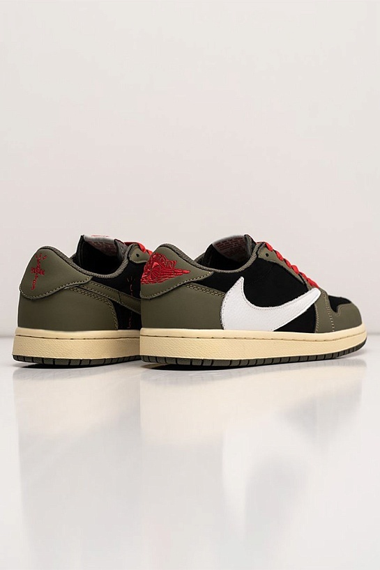 Кроссовки Travis Scott x Nike Air Jordan 1 Low - Green