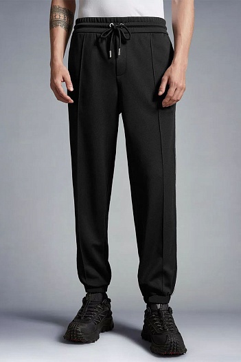 Мужской спортивный костюм Moncler striped - Black   