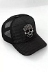 Бейсболка чёрного цвета Philipp Plein metallic-skull