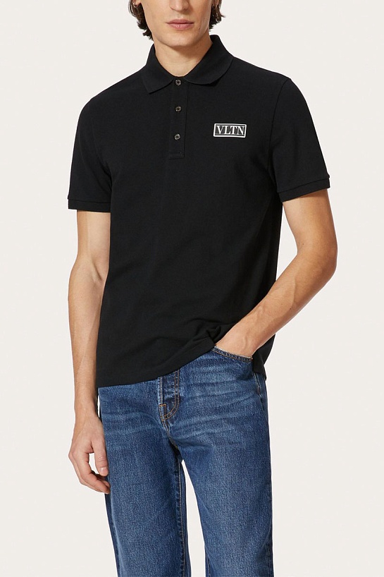 Классическое поло Valentino - Black