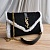 Комбинированная сумка Yves Saint Lauren Envelope Small 23x15 см - Black