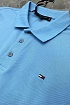 Мужское голубое поло Tommy Hilfiger