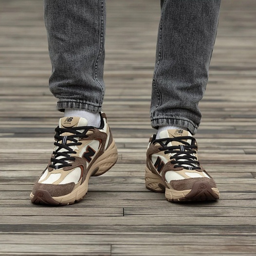 Кроссовки New Balance 530 Abzorb - Brown / White   