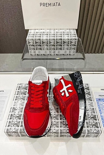 Мужские кроссовки Premiata Mick - Red   