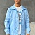 Ветровка голубого цвета Louis Vuitton Damier Spread Windbreaker