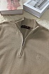 Мужская кофта Loro Piana zip neck - Beige