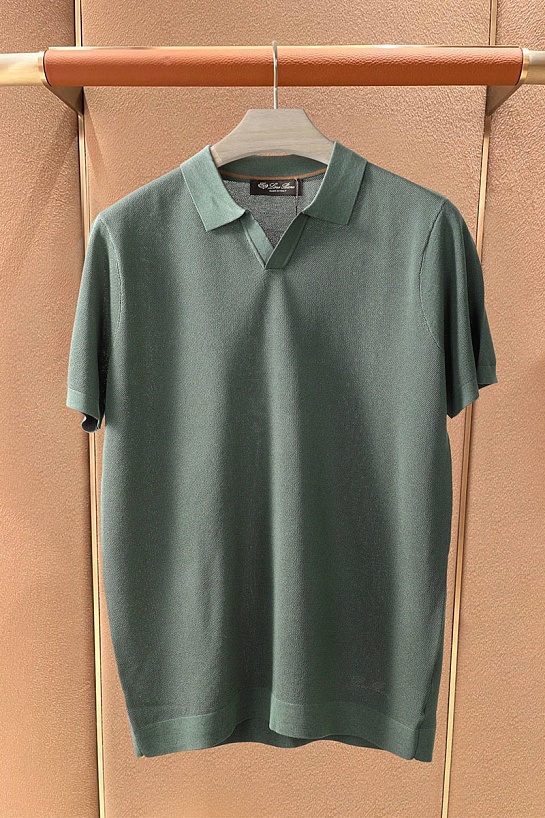 Мужское поло Loro Piana premium - Green