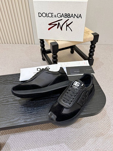 Мужские кроссовки Dolce & Gabbana Cushion - Black   