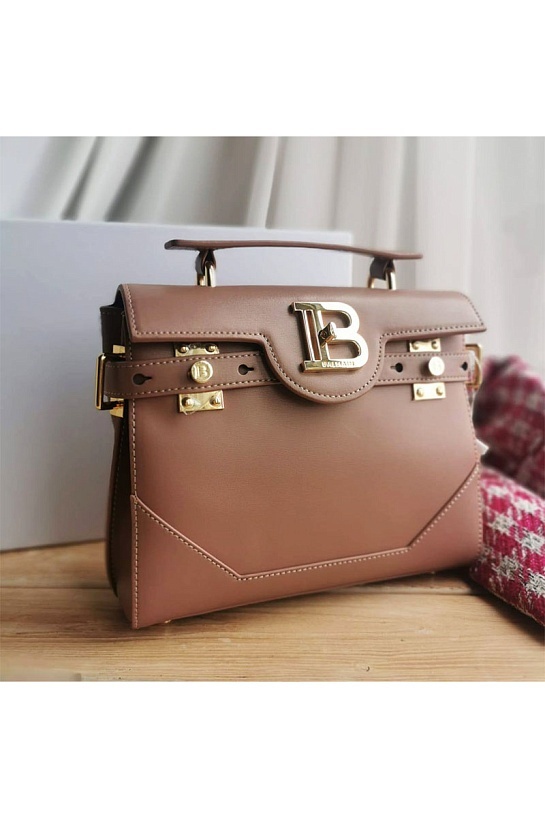 Женская кожаная сумка Balmain B-Buzz 24x21 см (6 расцветок)