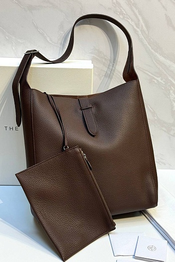 Кожаная сумка The Row Blake Hobo Premium 33x31x12 см   