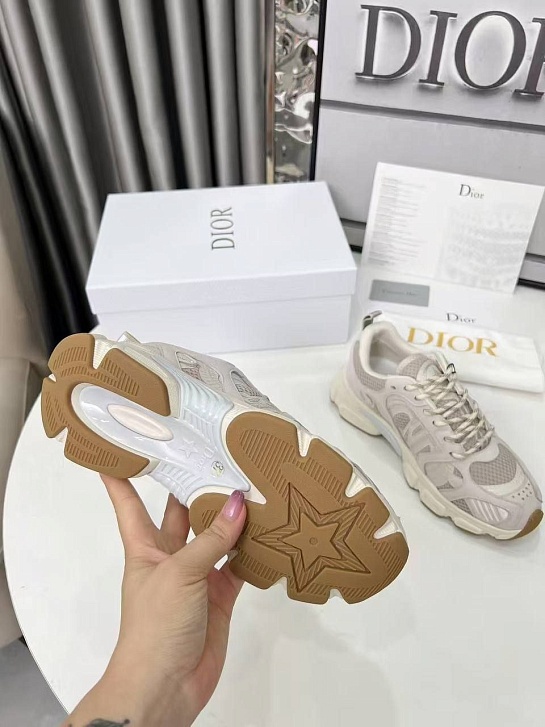 Женские кроссовки Dior Chrono Premium - Pink