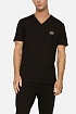 Футболка чёрного цвета Dolce & Gabbana V-neck
