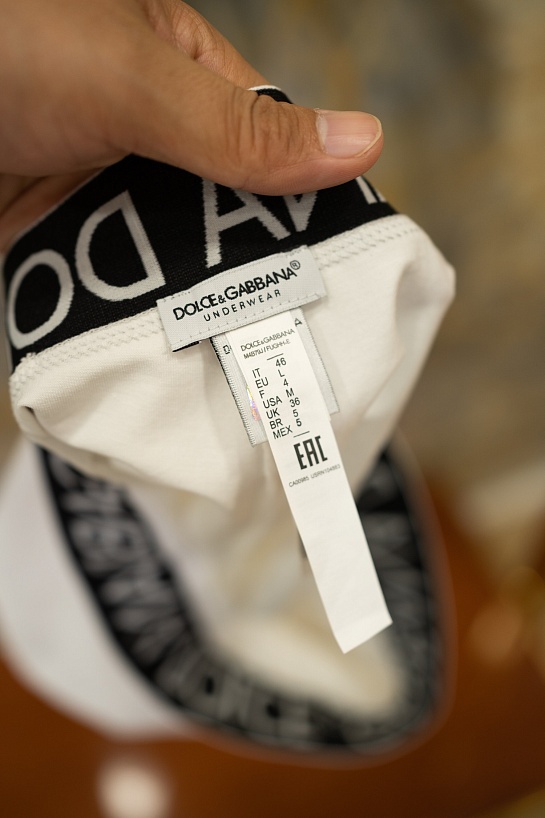 Набор нижнего белья Dolce & Gabbana белого цвета