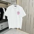 Белая оверсайз футболка Chrome Hearts Premium
