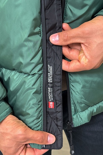 Зелёный пуховик The North Face 1996 Retro Nuptse   