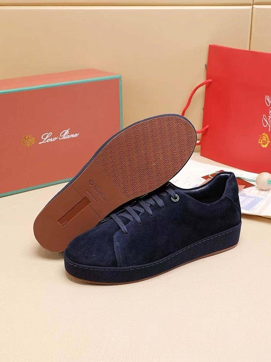 Мужские замшевые кроссовки Loro Piana