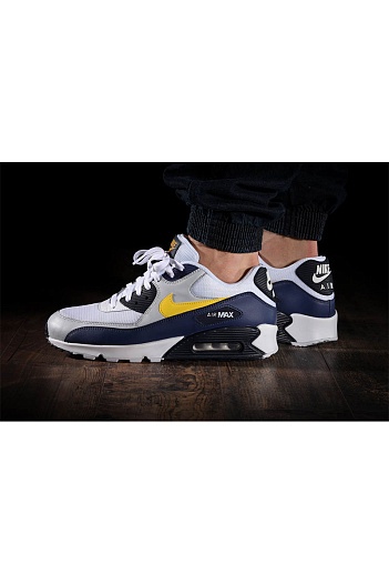 Кроссовки Nike Air Max 90 "Michigan" - Navy / Grey / White   