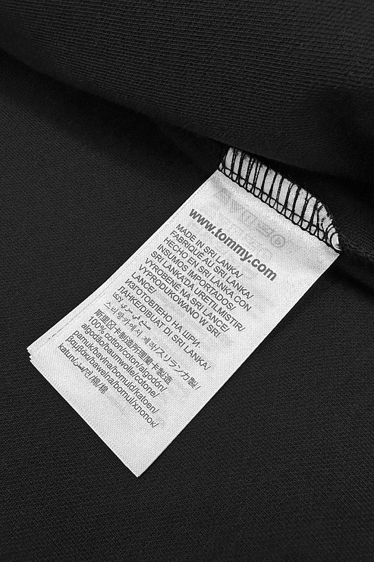 Кофта на молнии чёрного цвета Tommy Hilfiger