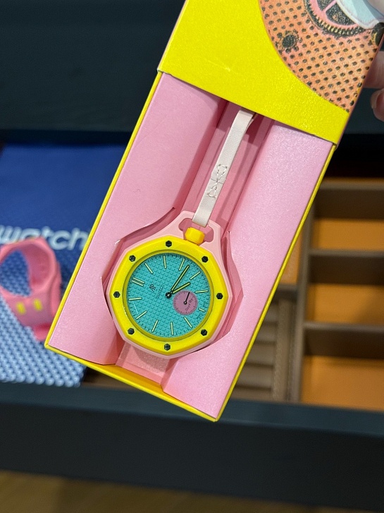 Часы Audemars Piguet × Swatch Royal Pop premium 