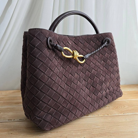 Замшевая сумка Bottega Veneta 30x23 см