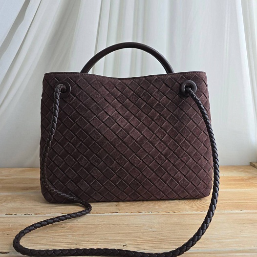 Замшевая сумка Bottega Veneta 30x23 см   