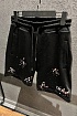 Чёрные шорты Dior Paint Splatter