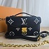 Кожаная сумка Louis Vuitton Pochette Mini 19x10 см - Black