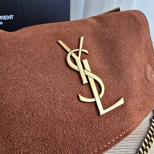 Замшевая сумка Yves Saint Laurent Kate 25x14 см   