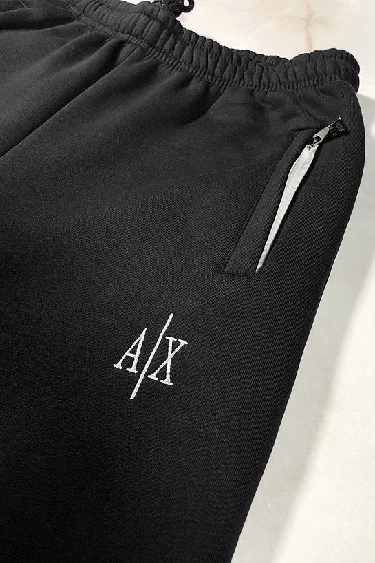 Утеплённые штаны на флисе Armani Exchange - Black