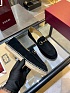 Женские замшевые лоферы Gucci GG Horsebit premium