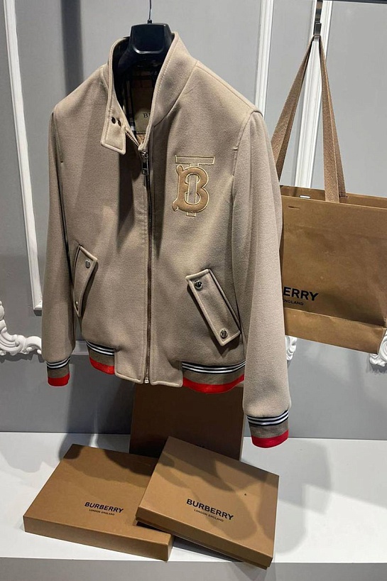 Мужская классическая куртка Burberry TB - Beige