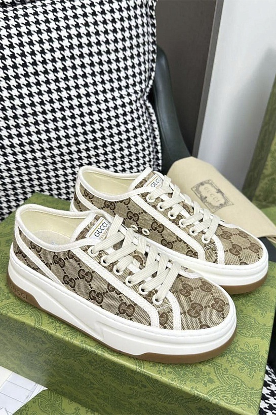 Женские кроссовки Gucci Tennis 1977 premium