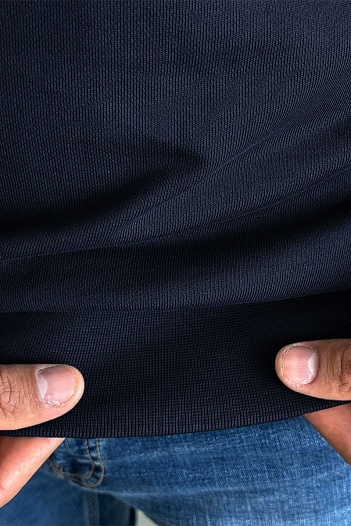 Свитшот тёмно-синего цвета Moncler logo-patch   