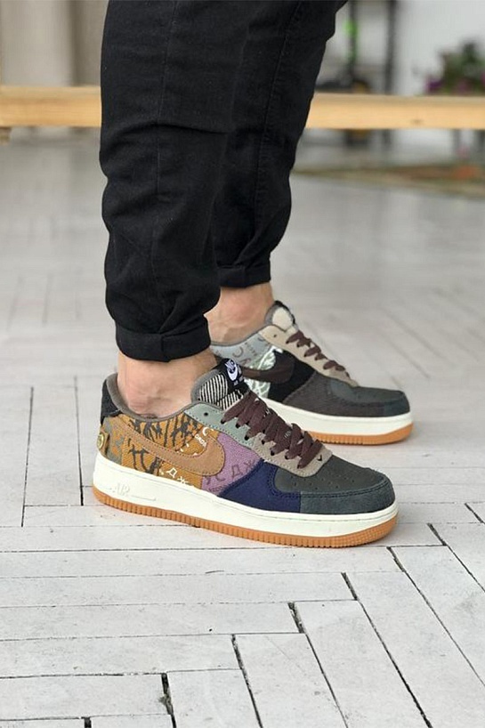 Кроссовки Nike Air Force 1 Travis Scott - Cactus Jack
