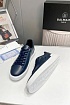 Мужские кожаные кроссовки Balmain B-Court