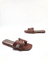 Женские шлёпанцы Hermes Oran - Brown