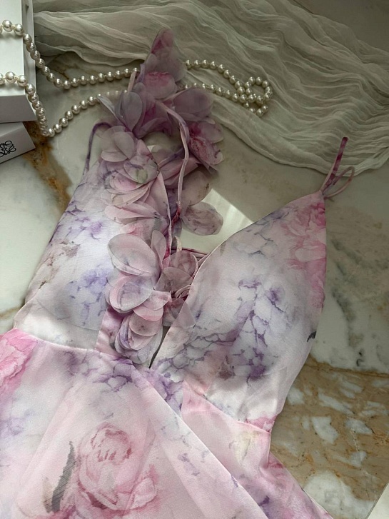 Женское платье Zimmermann розового цвета