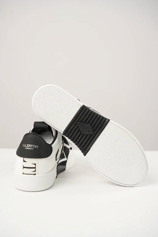 Кожаные кроссовки Valentino VL7N low-top - White / Black