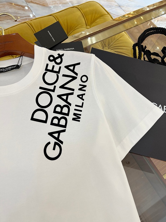 Мужская футболка Dolce & Gabbana Premium - White